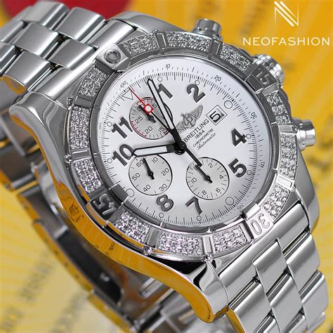 breitling a41370|breitling a13370 diamond bezel.